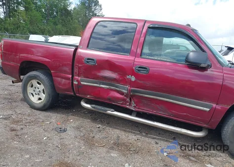 2005 Chevrolet Silverado 1500 Ls из США, поврежденный, VIN 2GCEC13T651394768